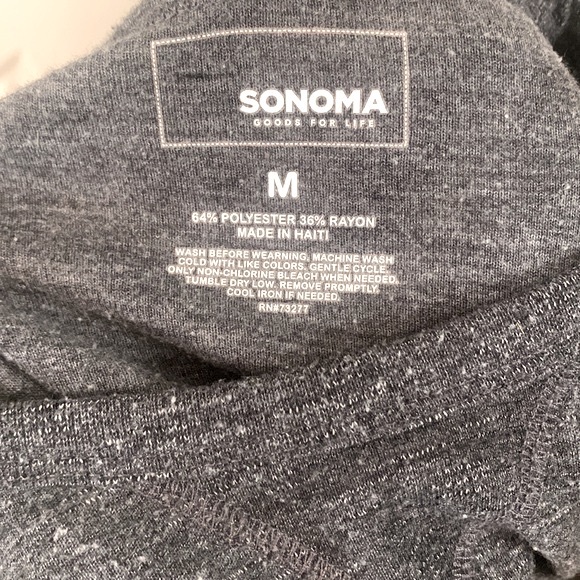 SONOMA Grey Long Sleeve Sweatshirt - Picture 5 of 5